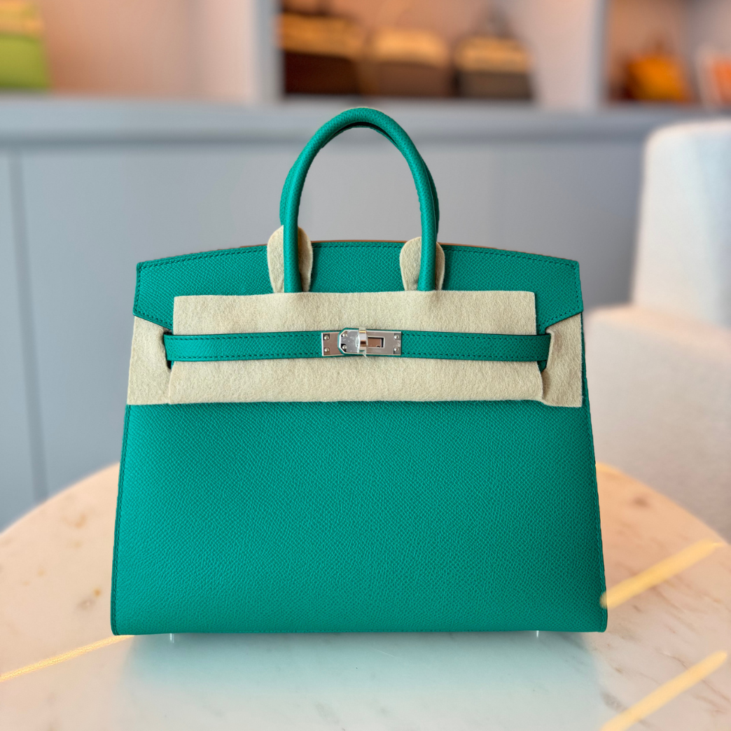 Hermès Birkin 25 Vert Jade Epsom – C'est Le Luxe