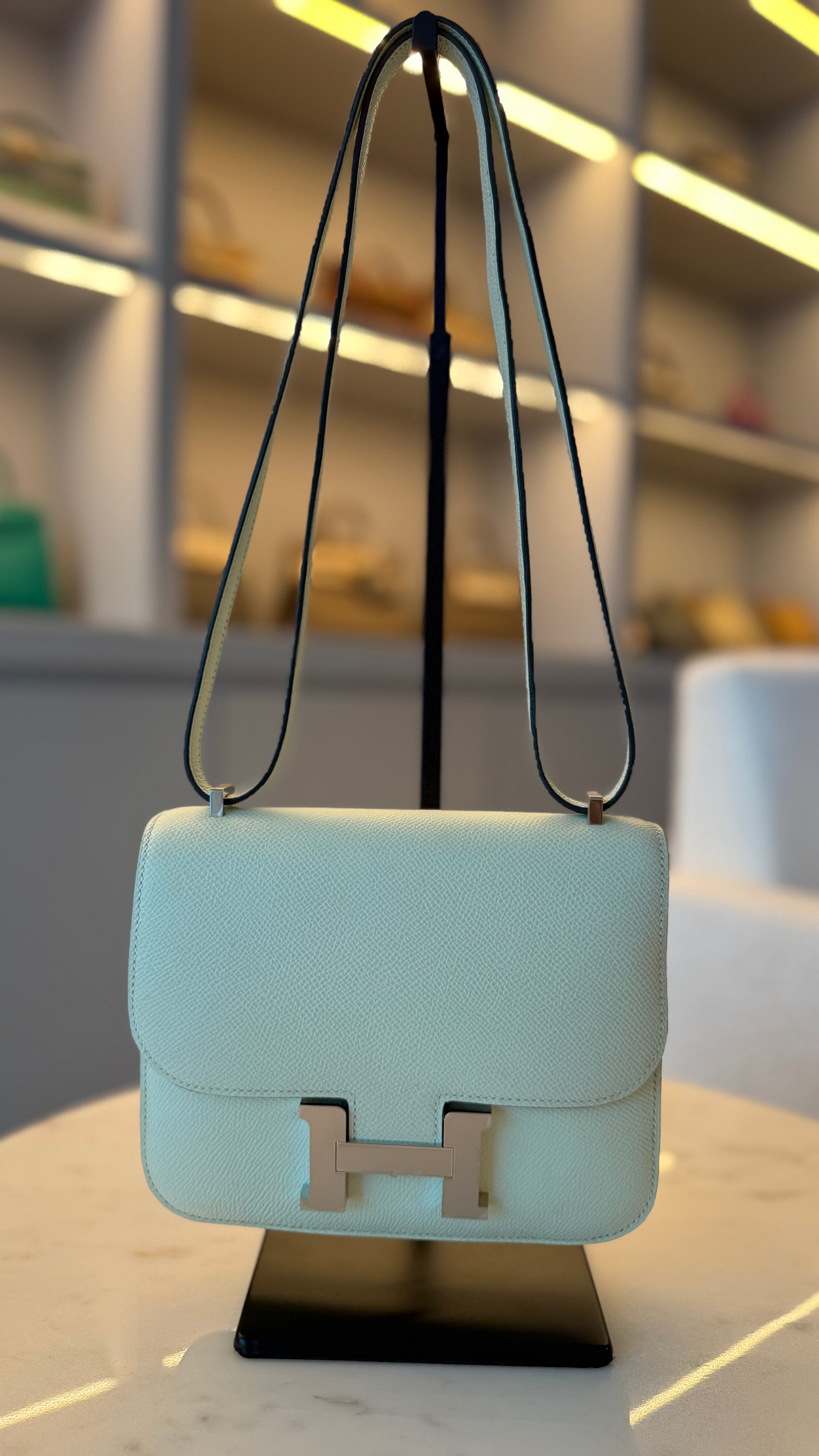 Hermès Constance 18 Vert Fizz Epsom