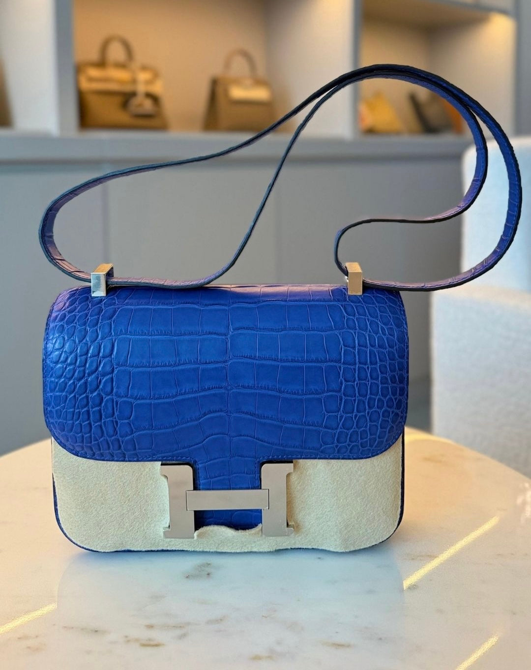 Hermès Constance 24 Royal Blue