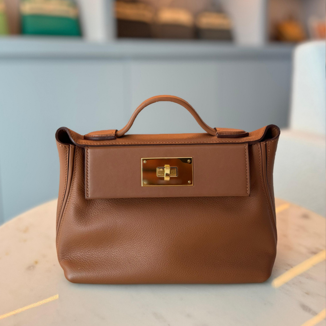 Hermès 24/24 21 Gold Evercolor