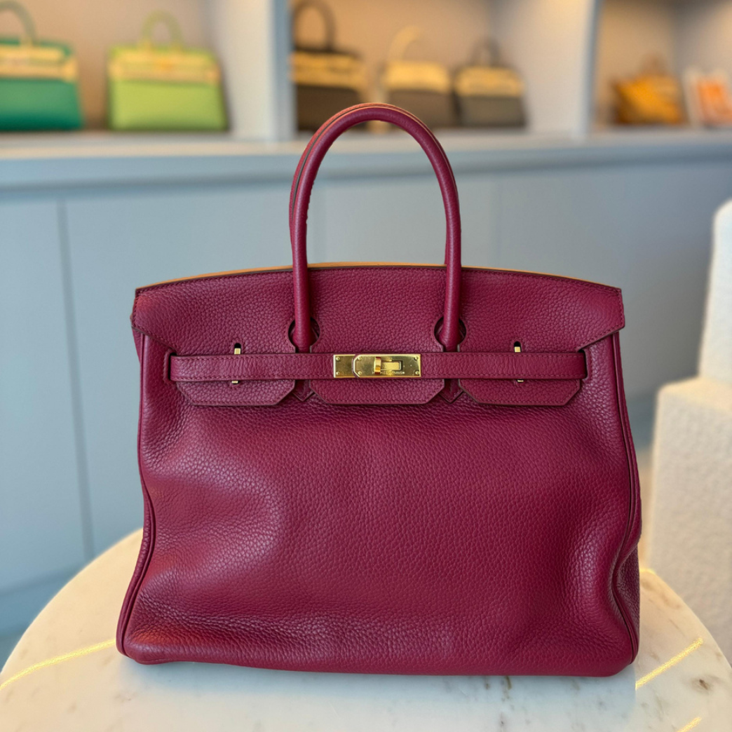 Hermès Birkin 35 Rouge Grenat Togo