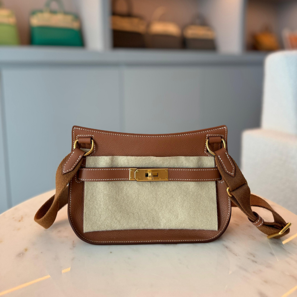 Hermès Jypsiere 22 (Mini) Gold Clemence