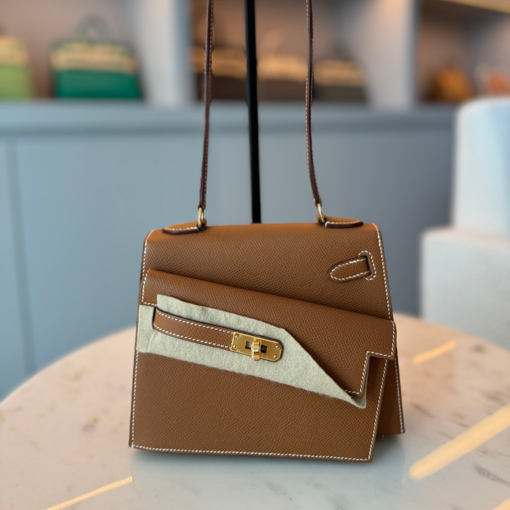 Hermès Kelly 20 Gold Epsom